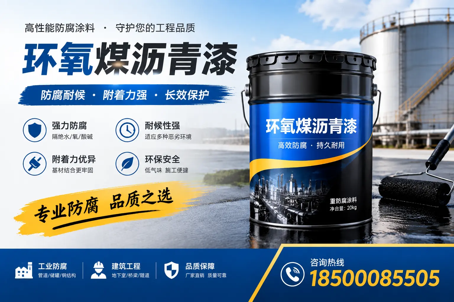 如何选择适合的环氧煤沥青漆？阿坝市场选型指南